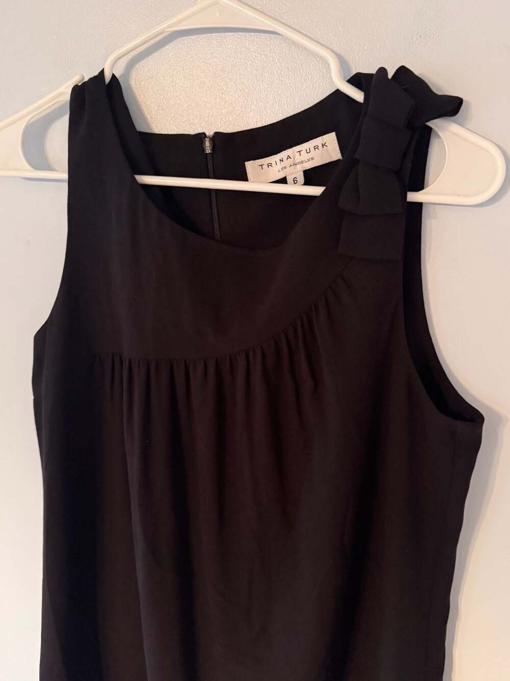 Little Black Bow Shift Dress Quiet Luxury Parisian Chic Old Money Minimalist